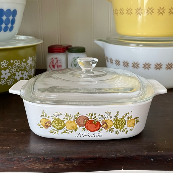 Vintage Corningware Spice of Life Pattern Covered Dish Collection❤️ - Picture 7 of 12